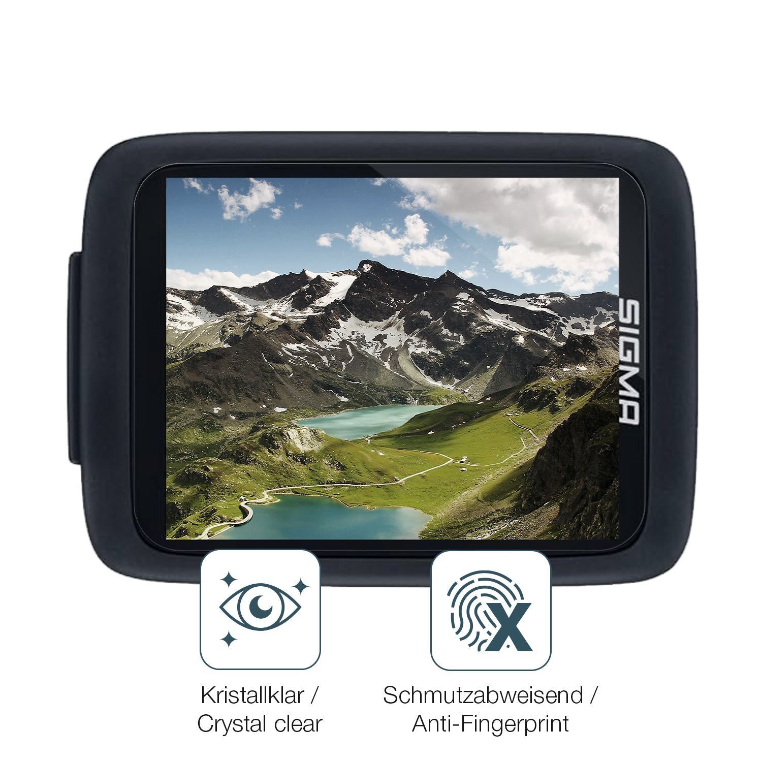 2x Schutzfolie klar für Sigma BC 10.0 WR Display-S (4)