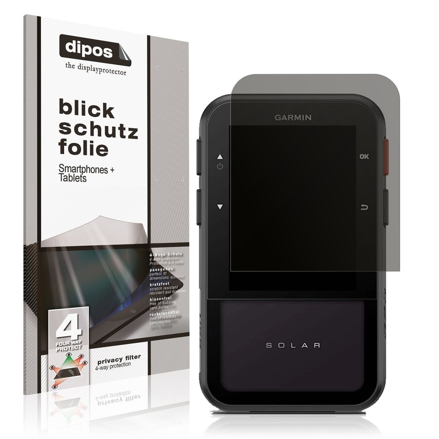 Blickschutzfolie für Garmin Approach G20 Solar mat (1)