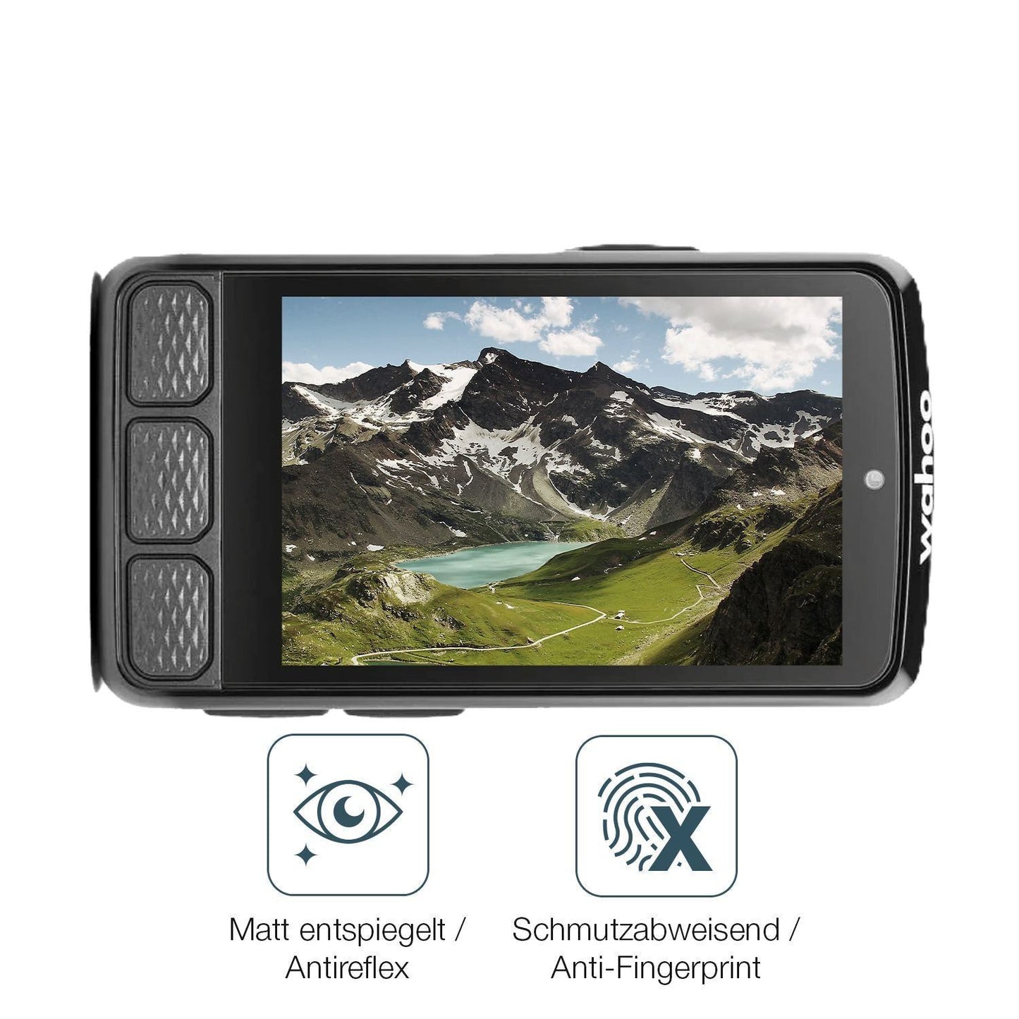 2x Schutzfolie matt für Wahoo Elemnt Roam V3 Displ (4)