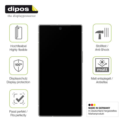 2x Full Cover Schutzfolie matt für Sharp Aquos R10 (7)