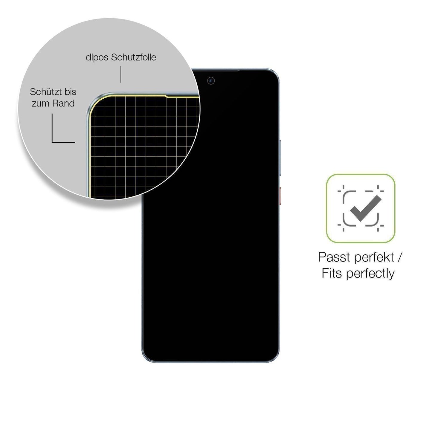 2x Full Cover Schutzfolie matt für Realme GT 7 (6)