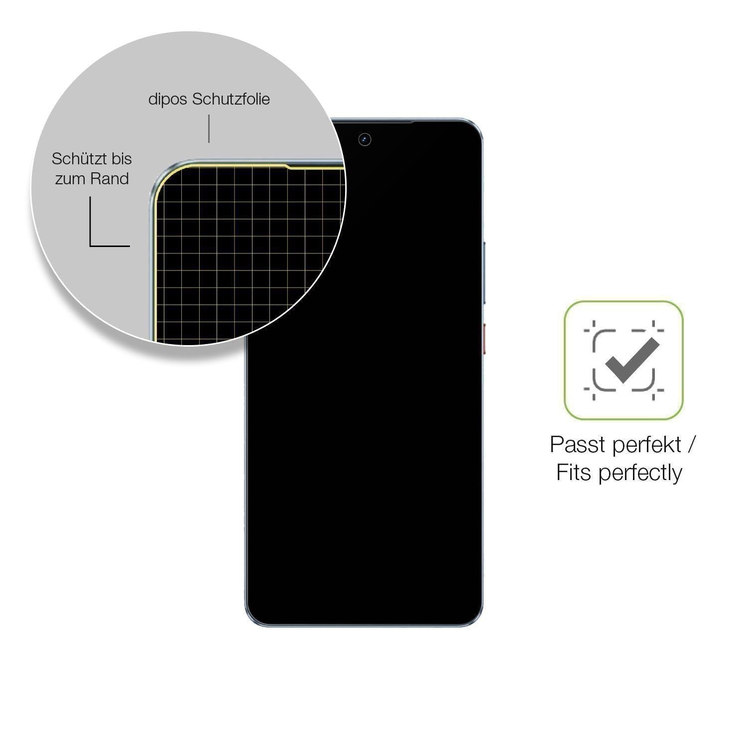 2x Full Cover Schutzfolie matt für Realme GT 7 (6)
