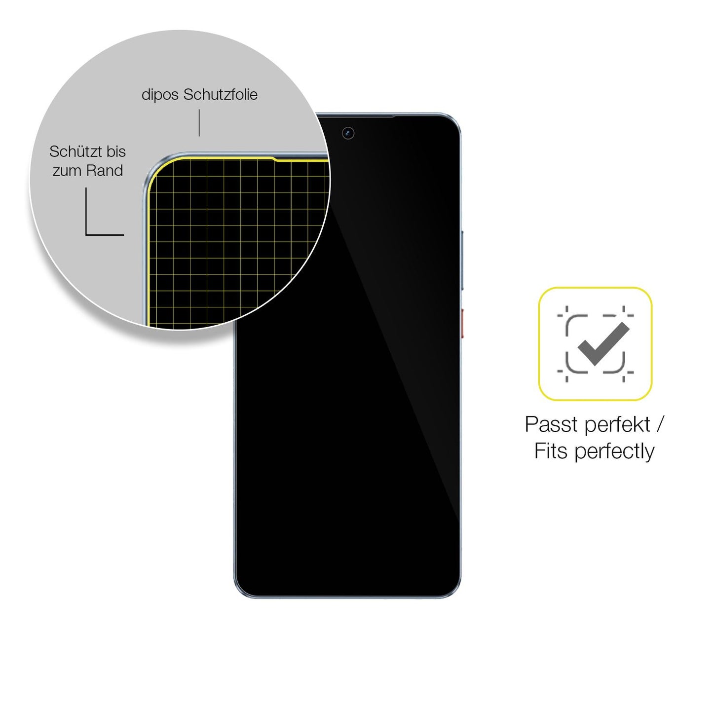 2x 3D Full Cover Schutzfolie für Realme GT 7T 5G (6)