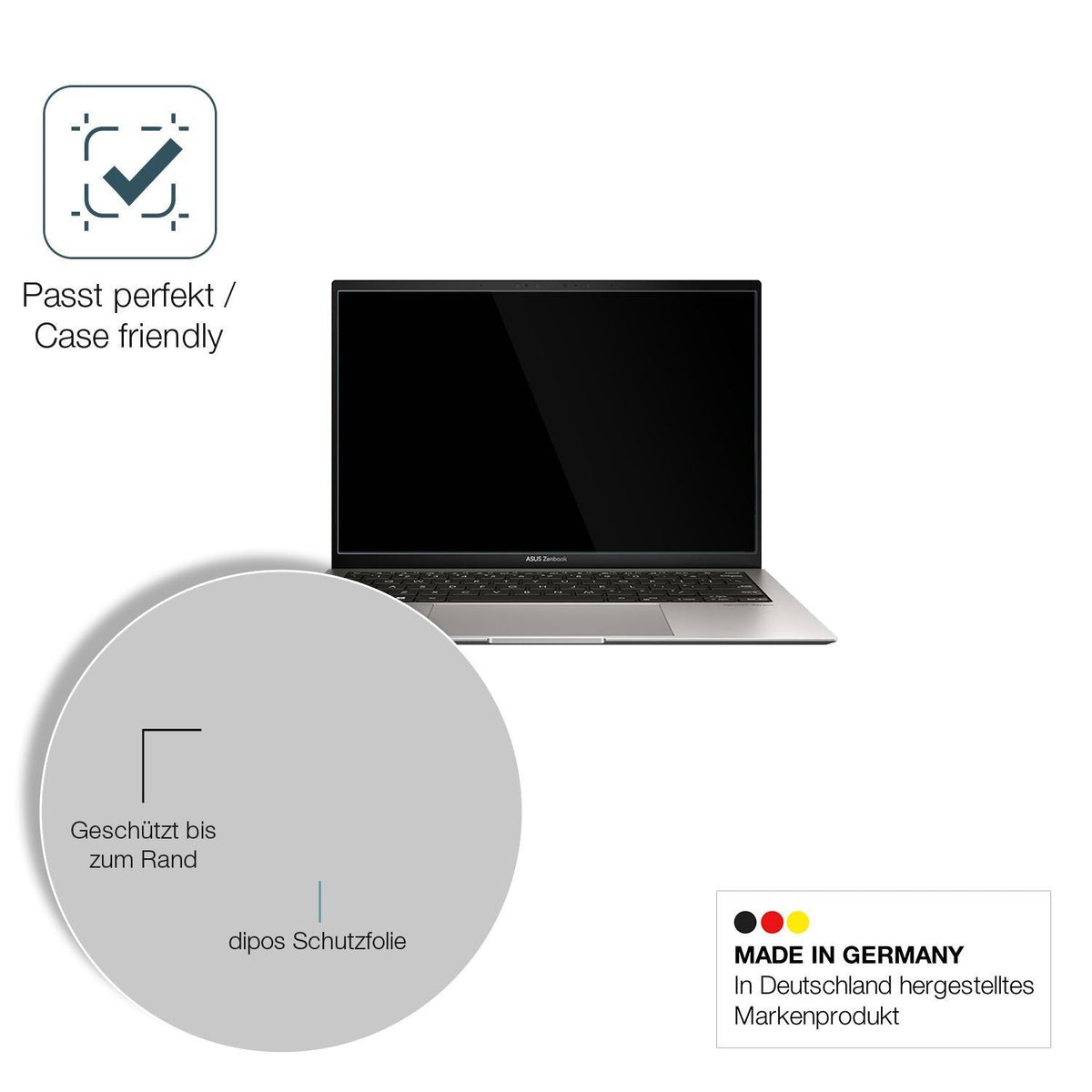 2x 9H Schutzfolie für Asus ZenBook S 13 OLED UM530 (6)