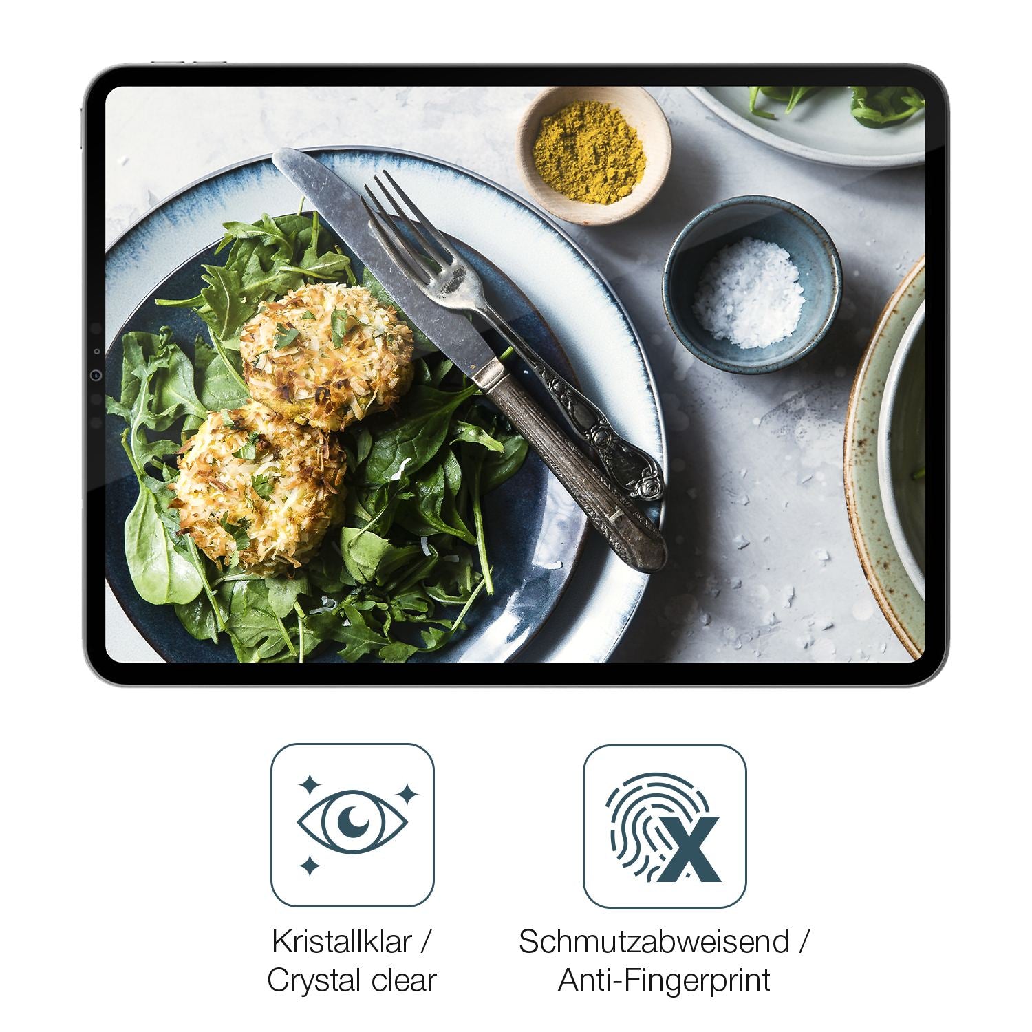 2x 9H Schutzfolie für Apple iPad Pro 11 2022 4.Gen (5)