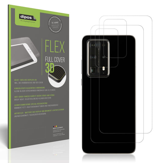 2x Full Cover Schutzfolie matt für Huawei P40 Pro  (1)
