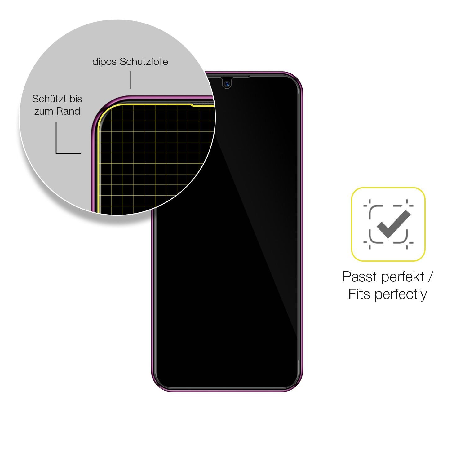 2x 3D Full Cover Schutzfolie für BQ 6051G (6)