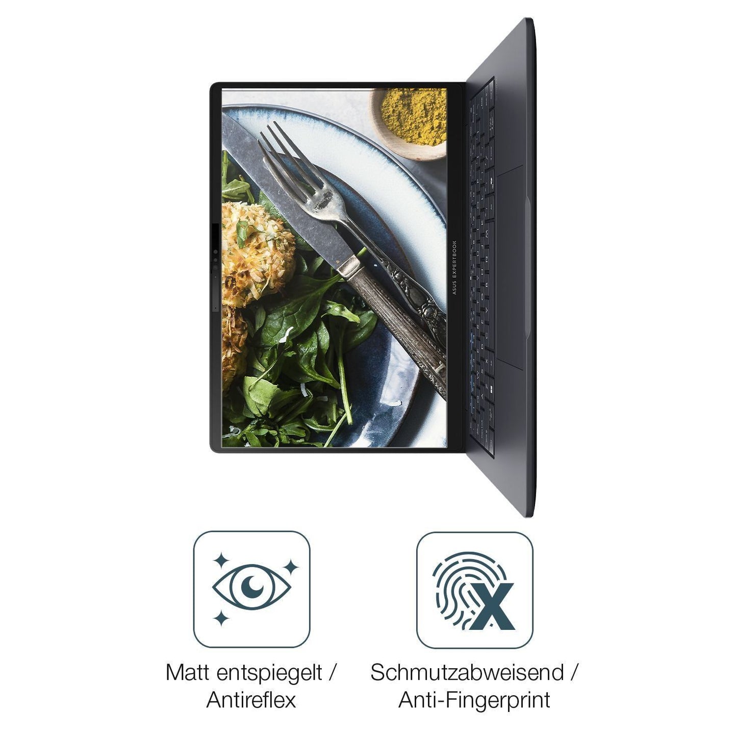 2x 9H Schutzfolie matt für Asus ExpertBook B3 B340 (5)