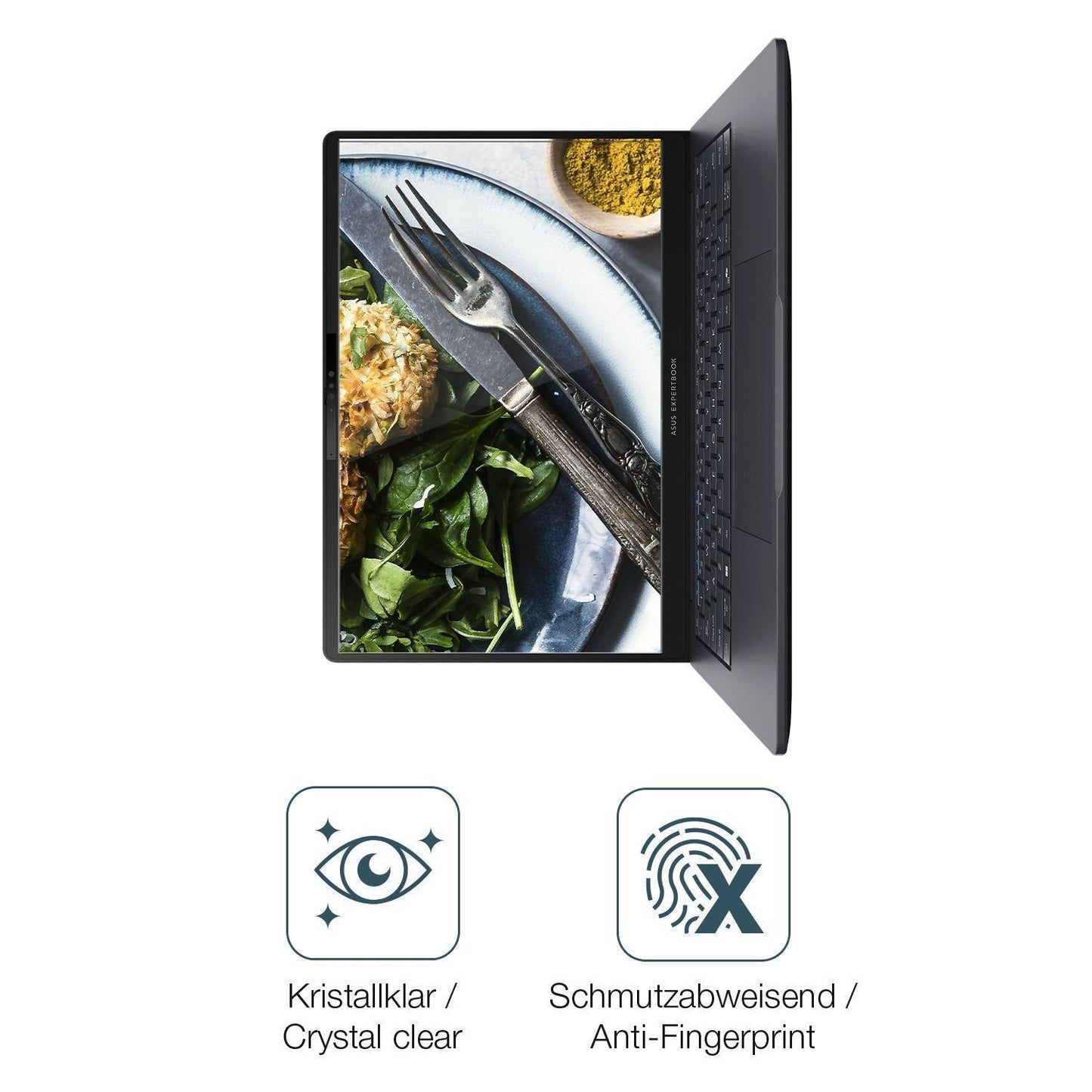 2x Schutzfolie klar für Asus ExpertBook B5 B5405 D (4)