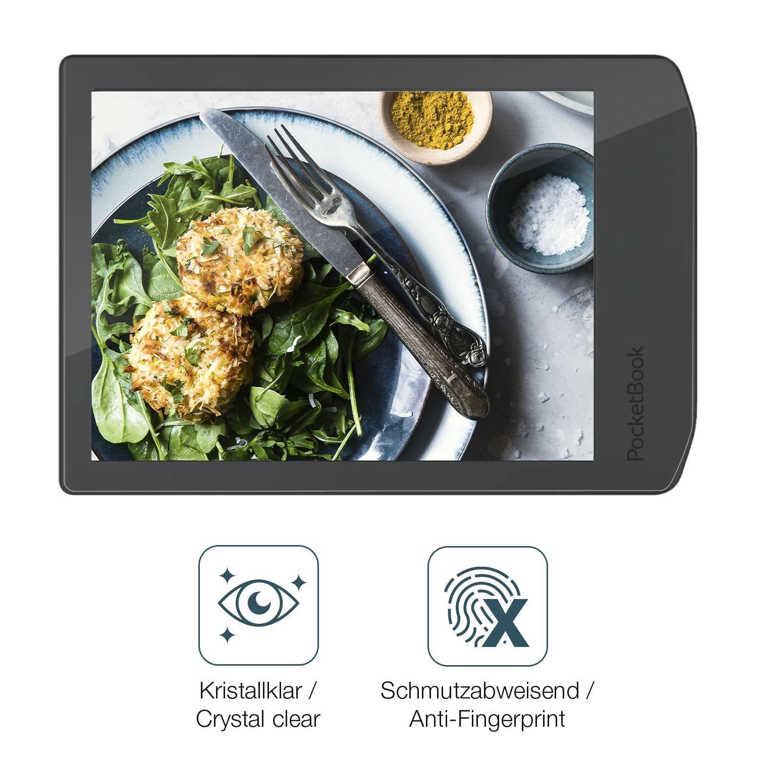2x 9H Schutzfolie für PocketBook Verse Lite Panzer (5)