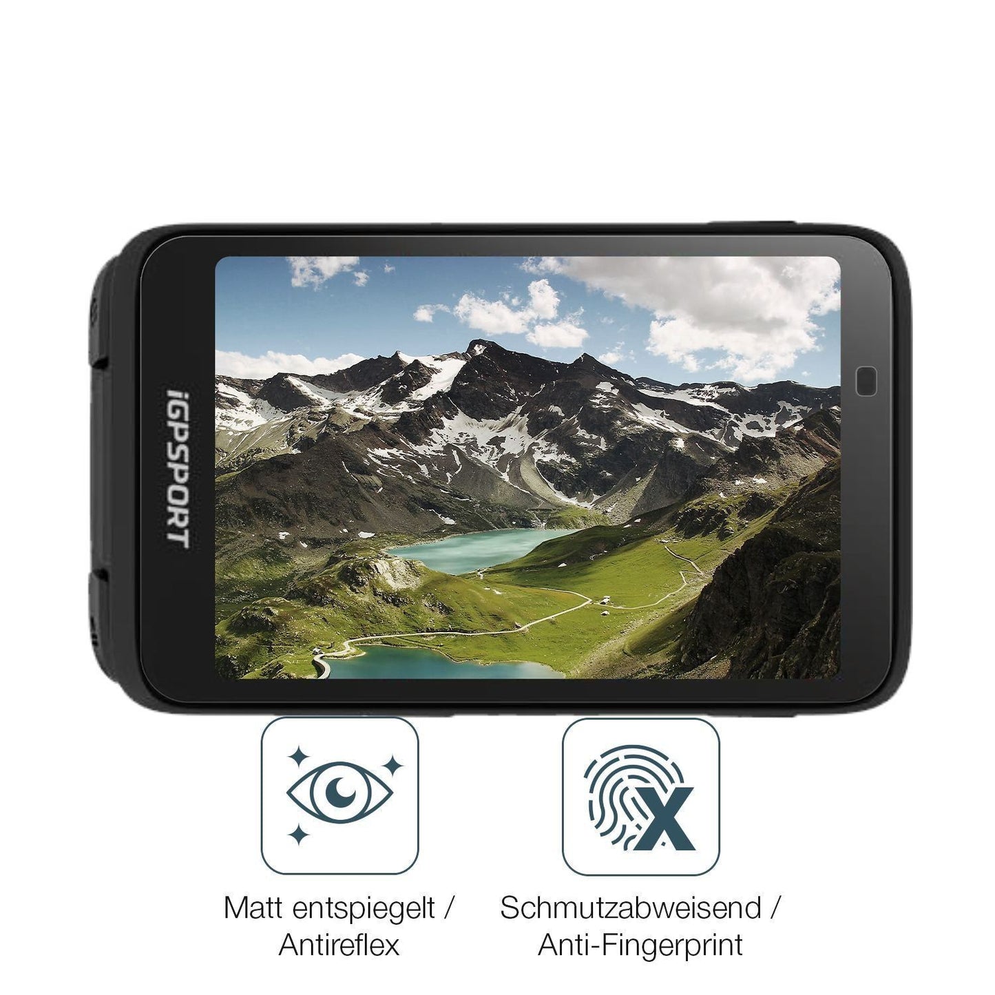 2x Schutzfolie matt für igpsport BiNavi Display-Sc (4)