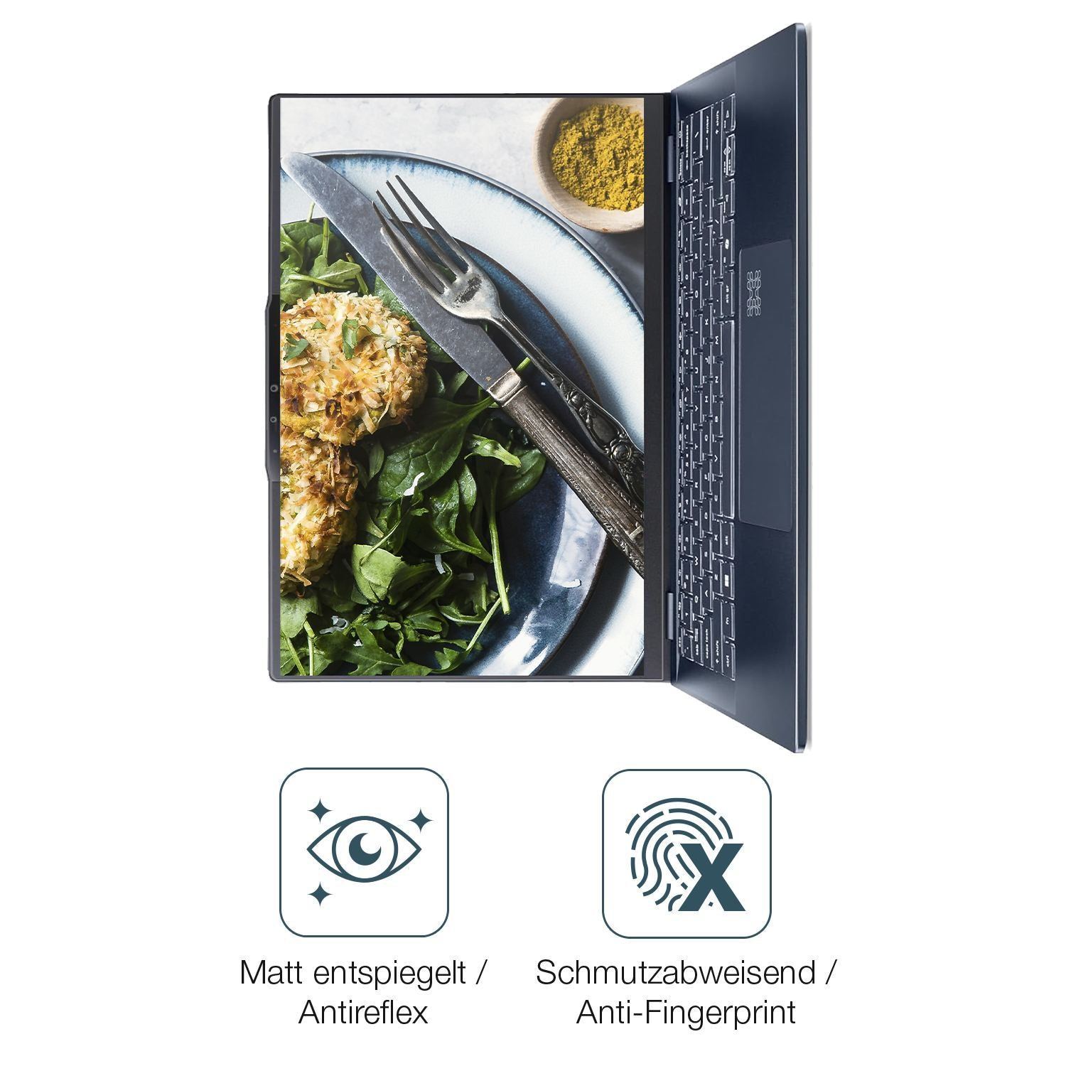 2x Schutzfolie matt für Acer Swift 16 AI Display-S (4)