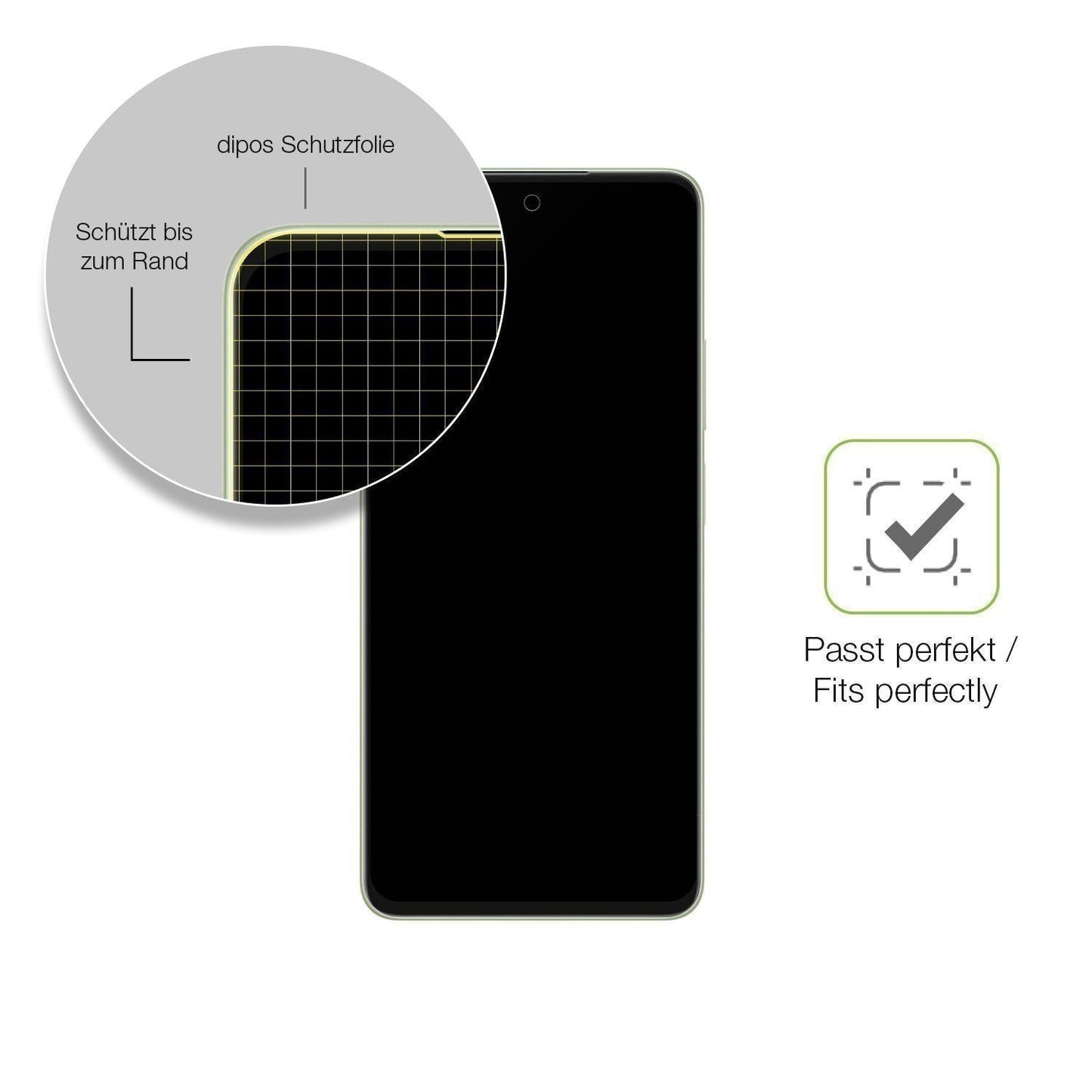 2x Full Cover Schutzfolie matt für Oppo A5 5G (6)