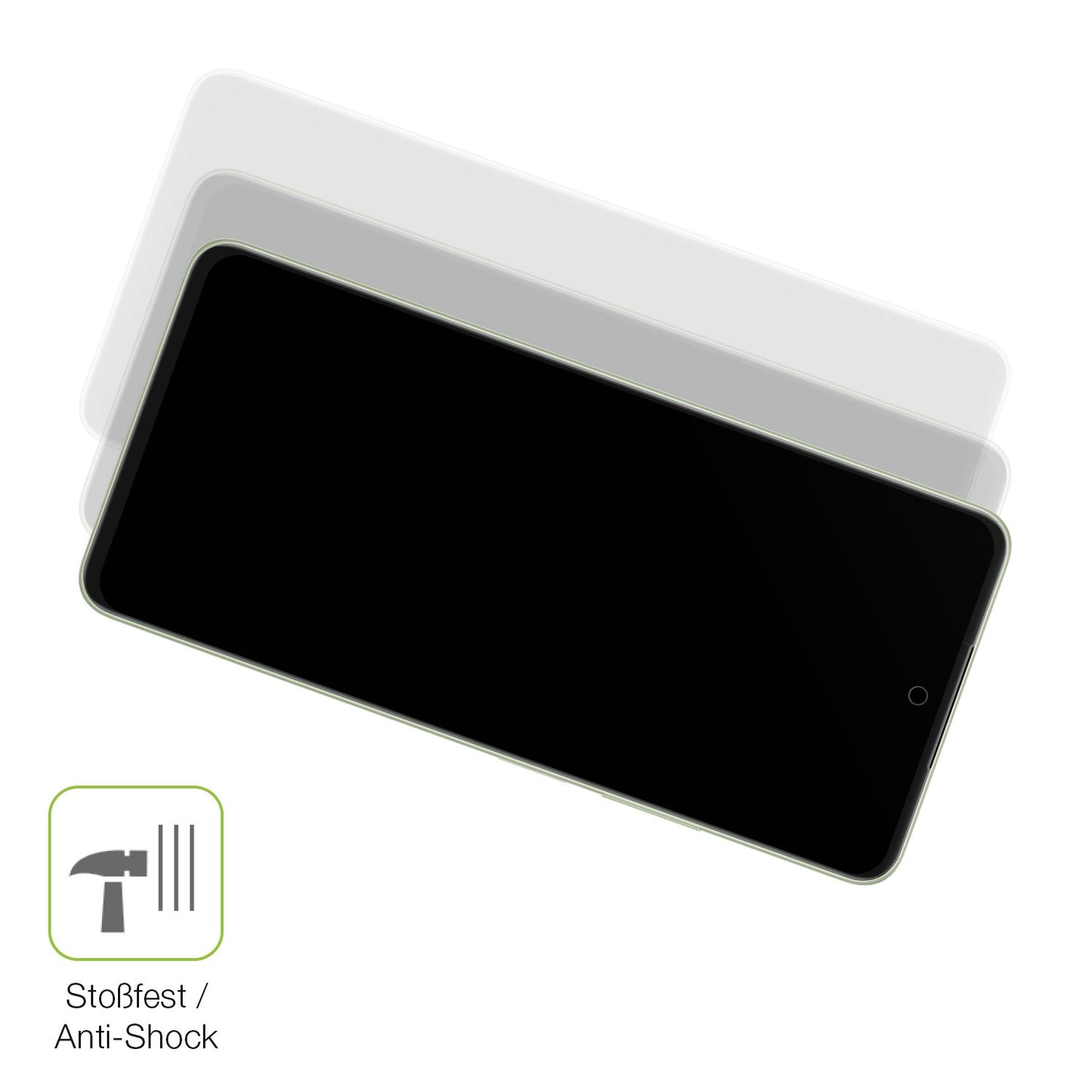 2x Full Cover Schutzfolie matt für Oppo A5 CPH2727 (4)