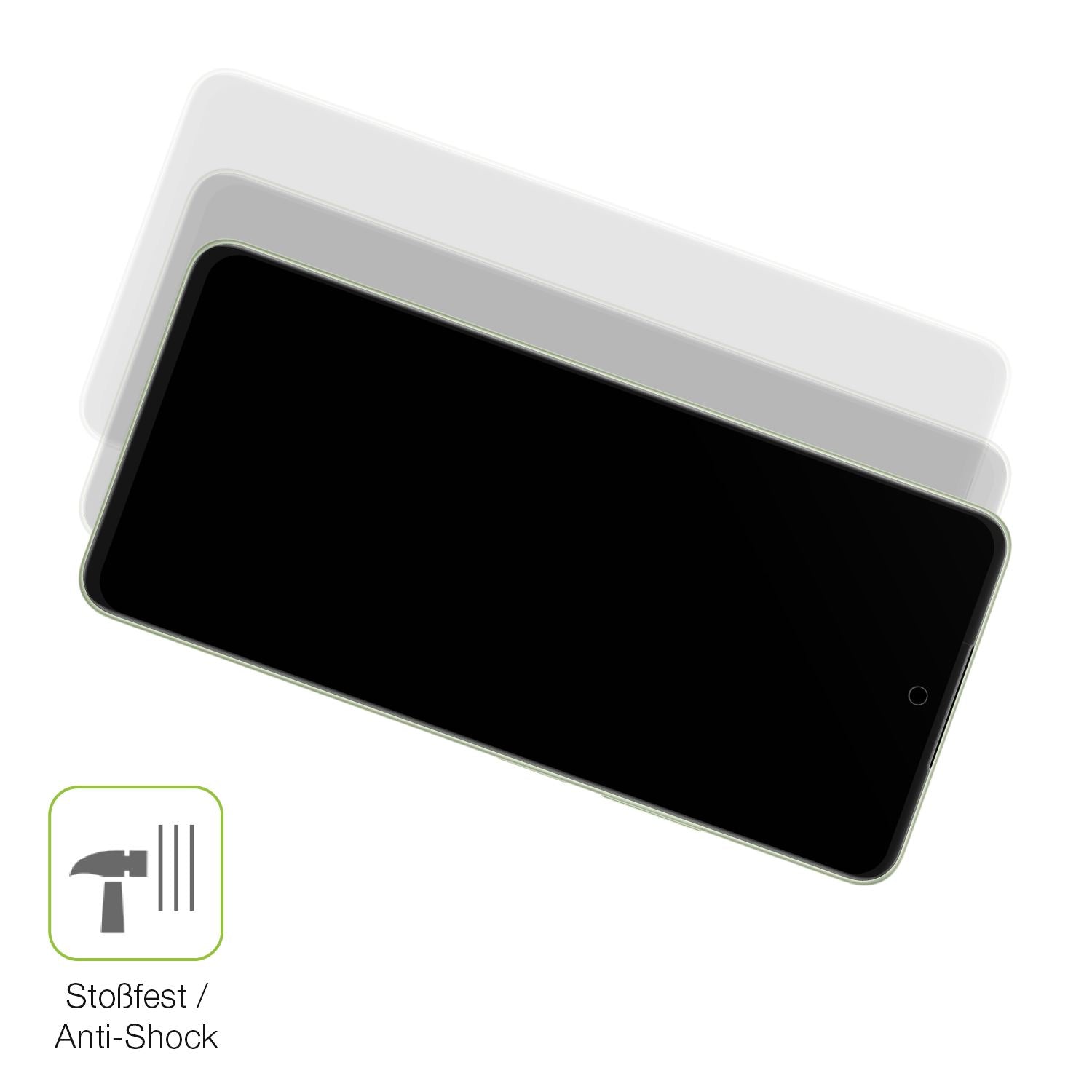2x Full Cover Schutzfolie matt für Oppo A5 CPH2727 (4)