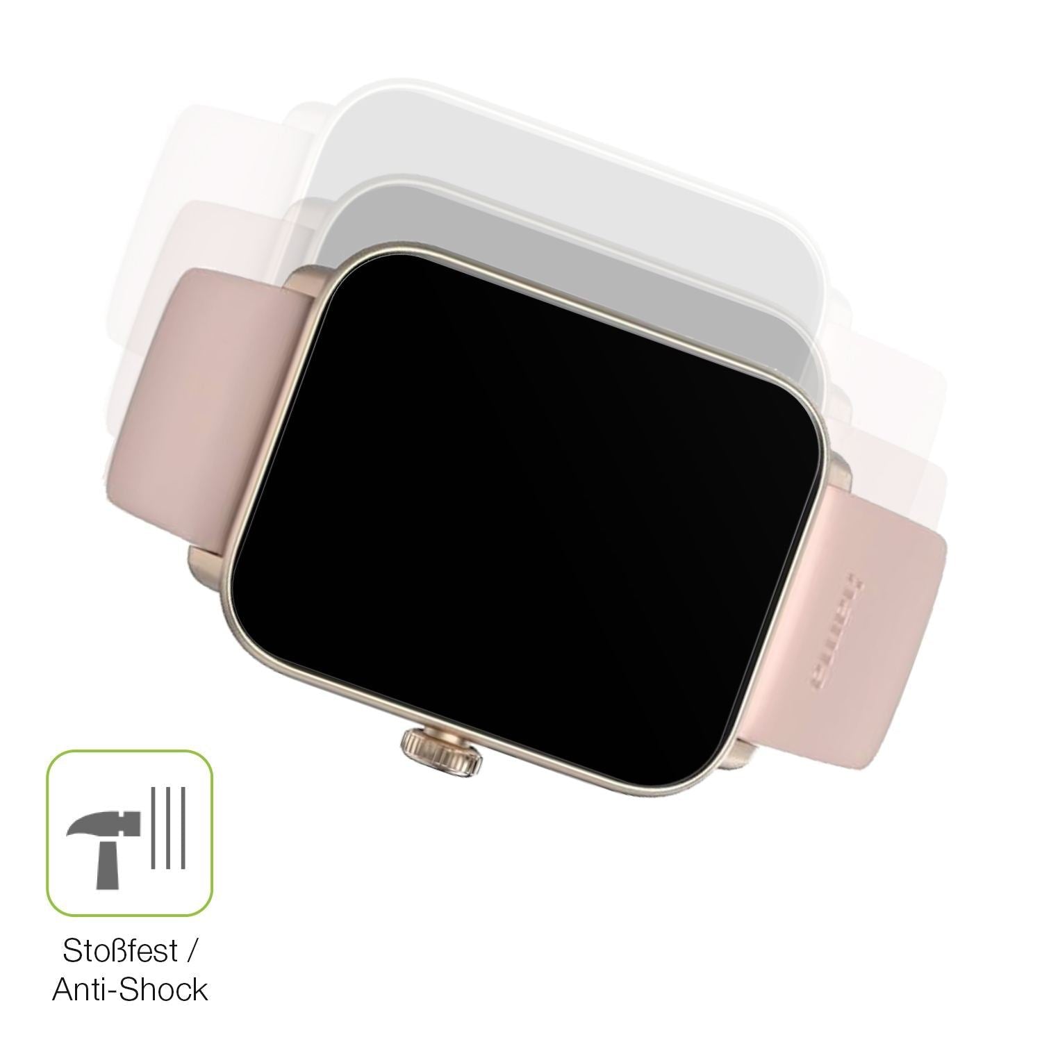 2x Full Cover Schutzfolie matt für Hama Smartwatch (4)