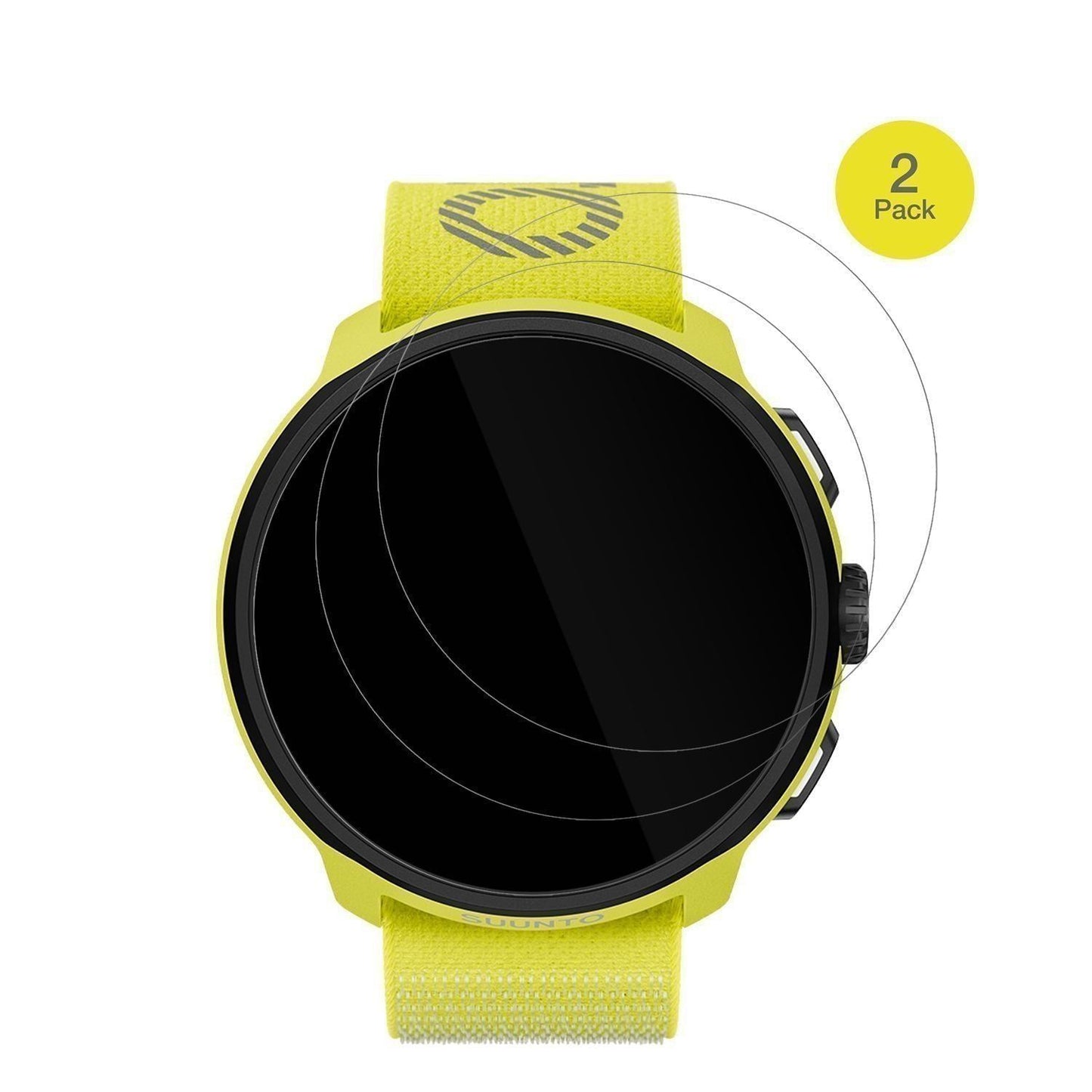 2x 3D Full Cover Schutzfolie für Suunto Run (2)