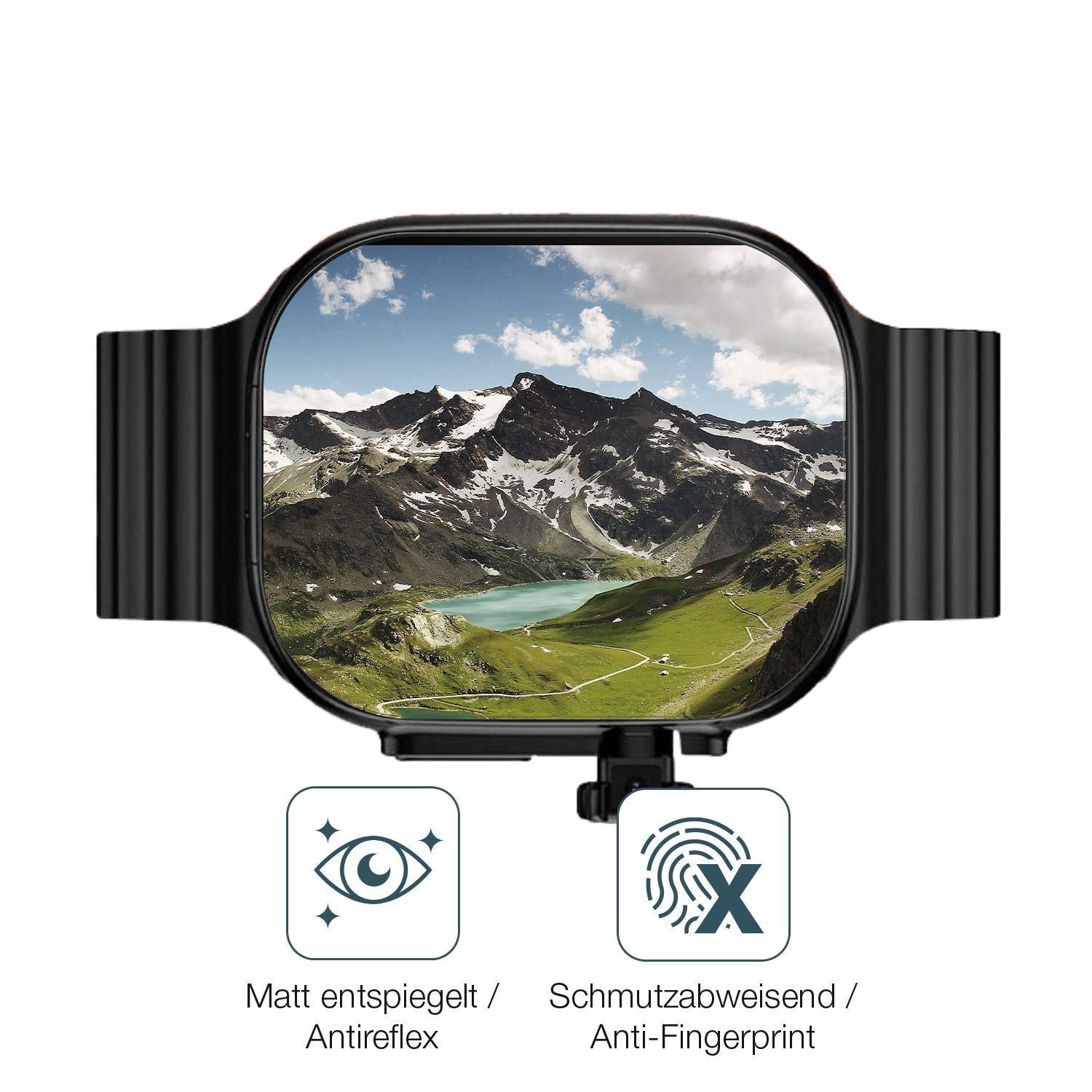 6x Schutzfolie matt für Lokmat XH12C Display-Schut (4)