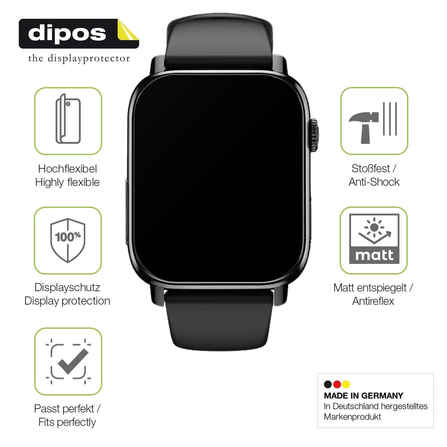 2x Full Cover Schutzfolie matt für Naixues NG59 1. (7)