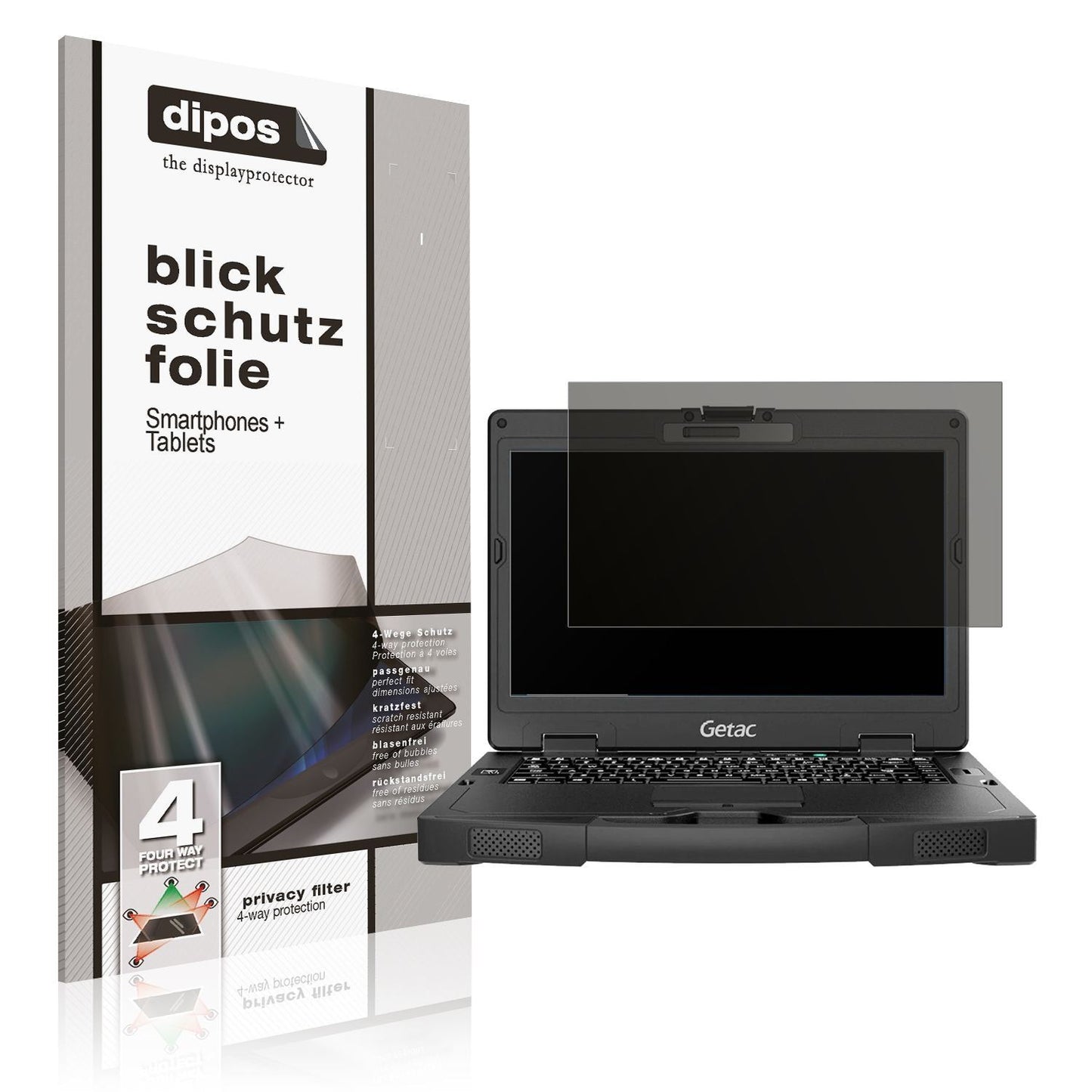 Blickschutzfolie für Getac S410 G4 matt Schutzfoli (1)