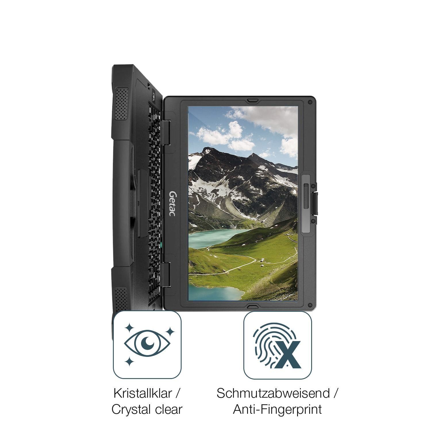 2x 9H Schutzfolie für Getac S410 G4 Panzerfolie (5)