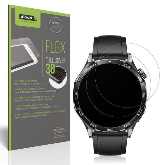 2x Full Cover Schutzfolie matt für Huawei Watch 5  (1)