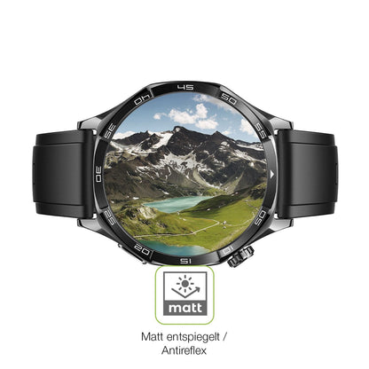 2x Full Cover Schutzfolie matt für Huawei Watch 5  (5)