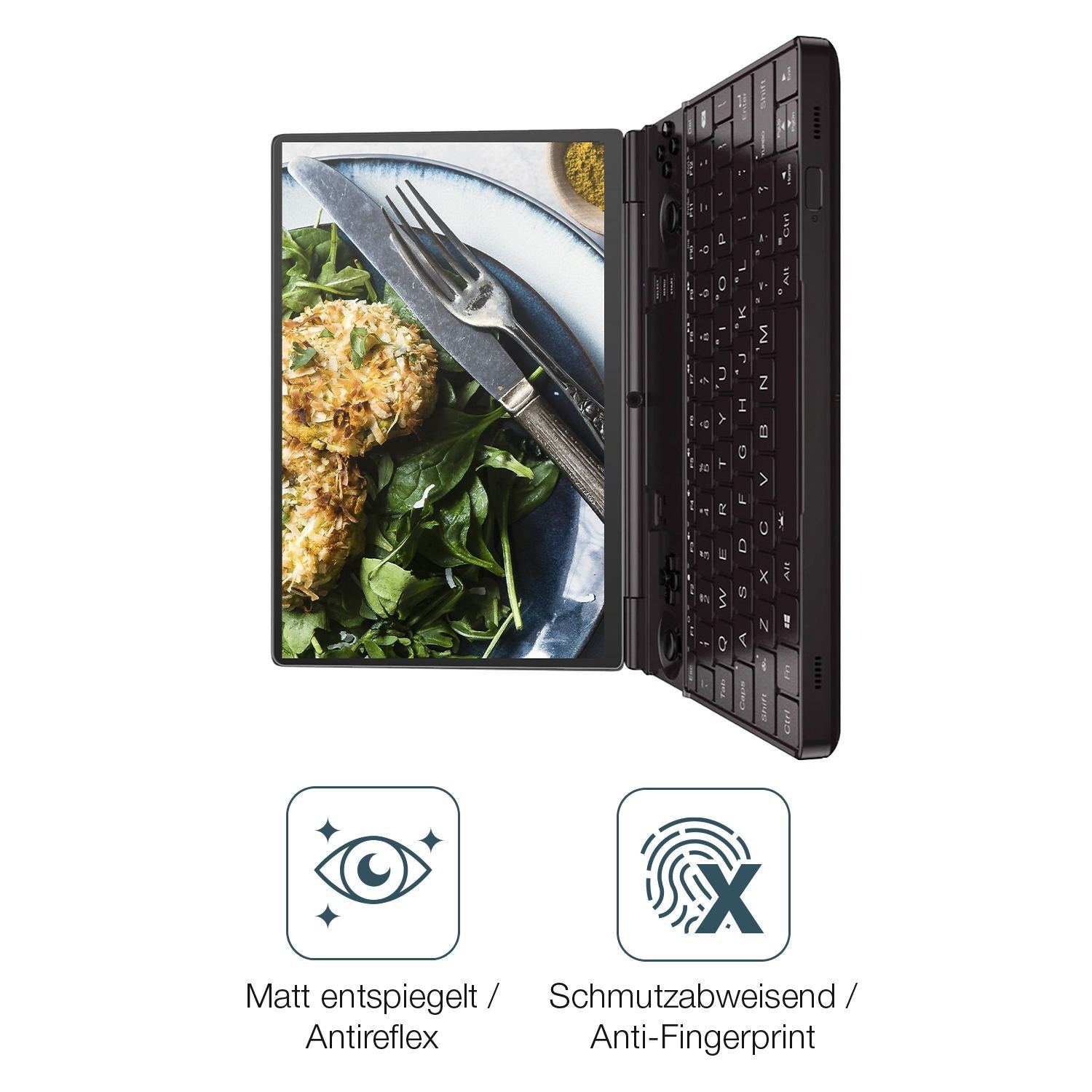 2x Schutzfolie matt für GPD Win Max 2 2025 Ultra D (4)