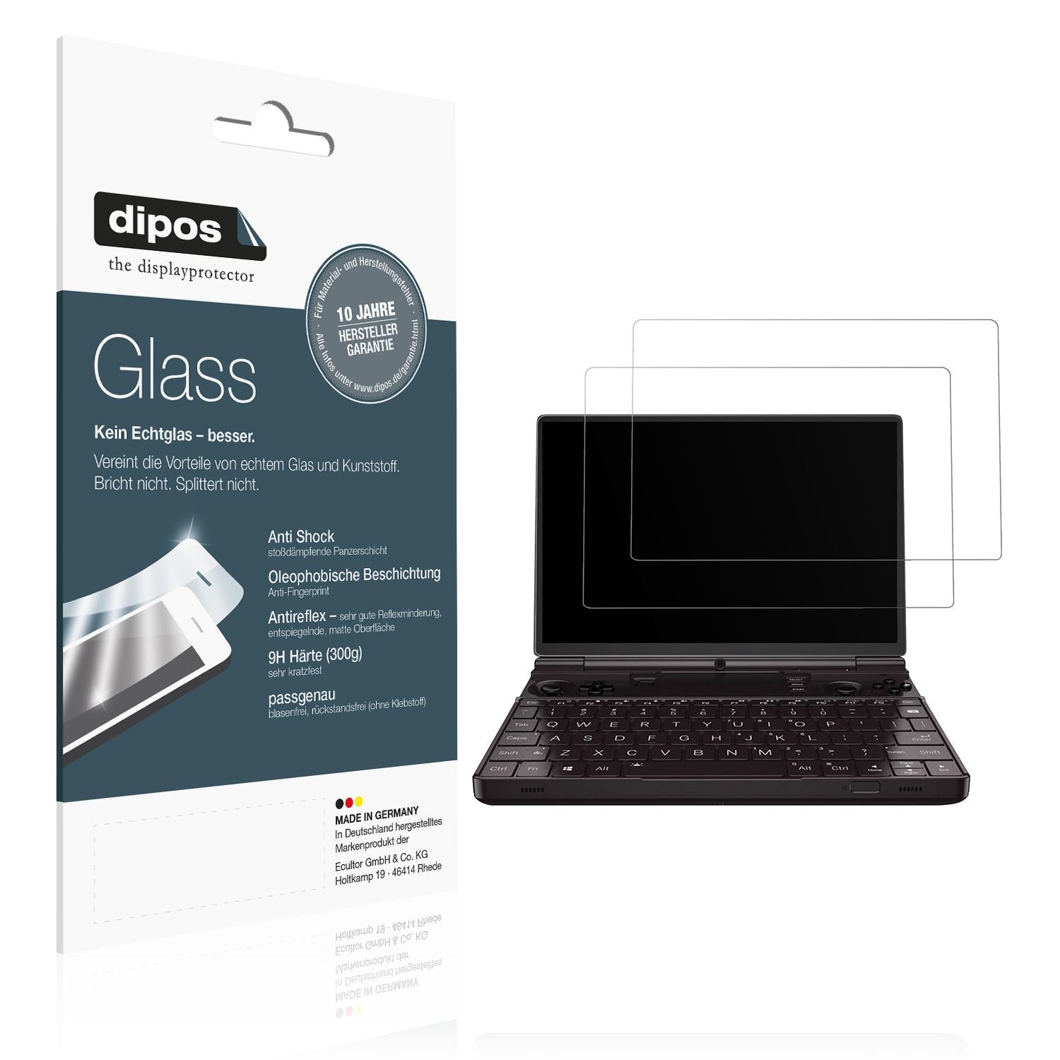 2x 9H Schutzfolie matt für GPD Win Max 2 2025 Ultr (1)