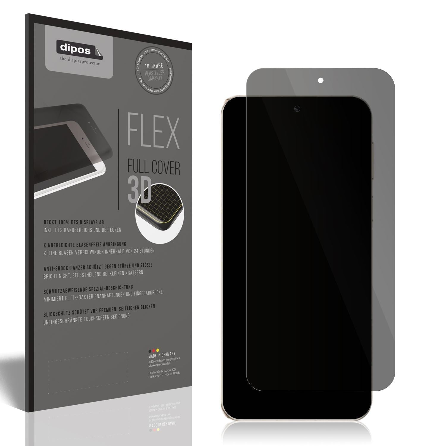 Full Cover Privacy Blickschutzfolie für Huawei Pur (1)