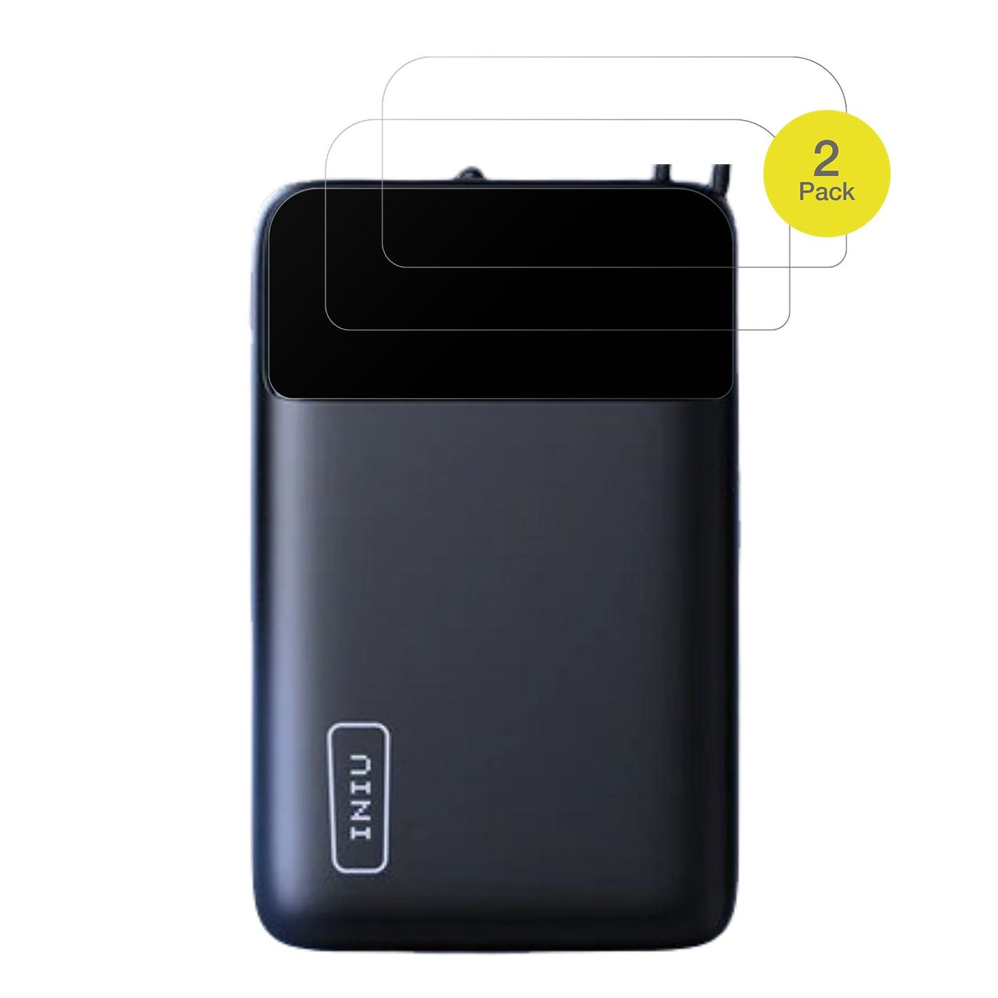 2x Full Cover Schutzfolie matt für INIU Carry P51- (2)