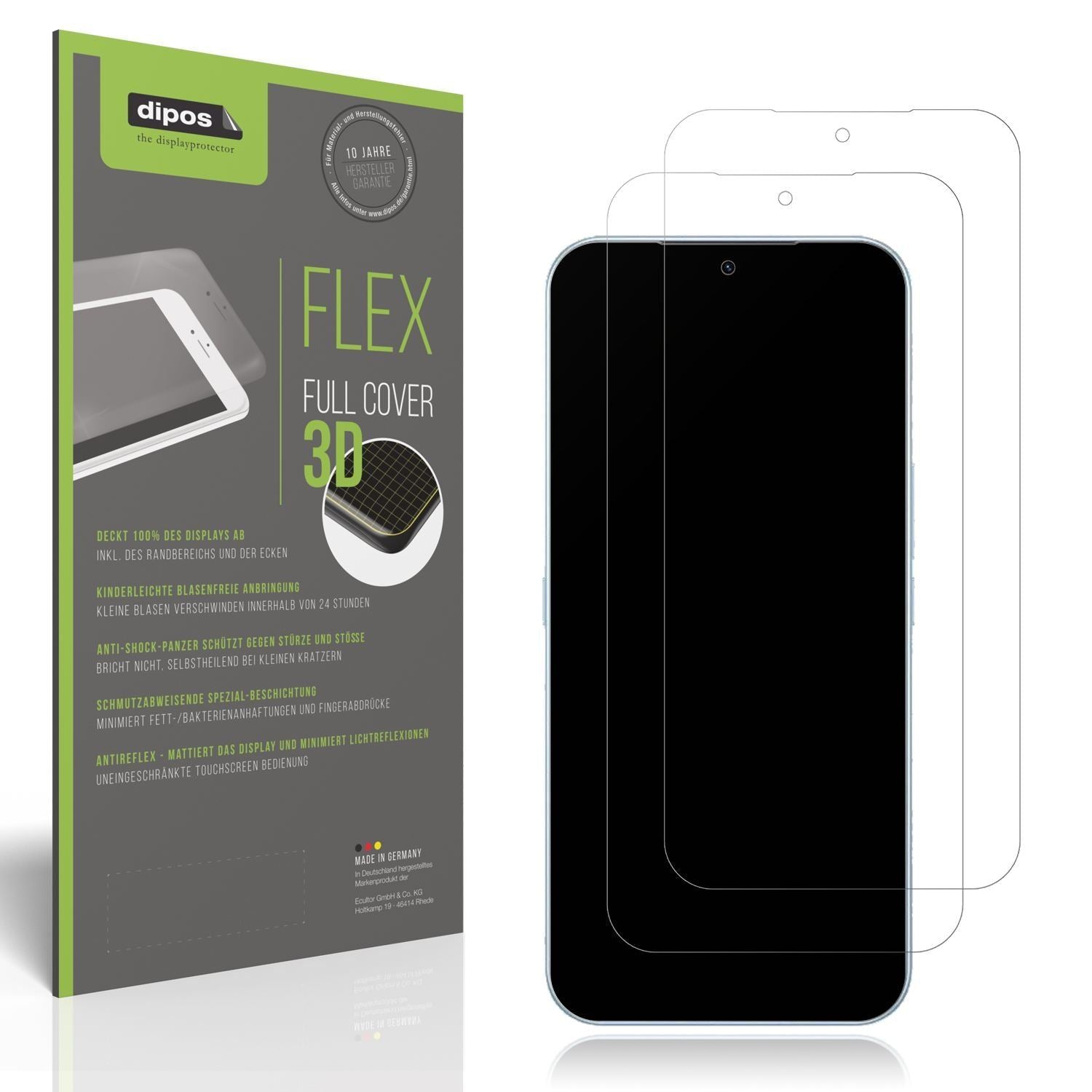 2x Full Cover Schutzfolie matt für Meizu Note 22 P (1)