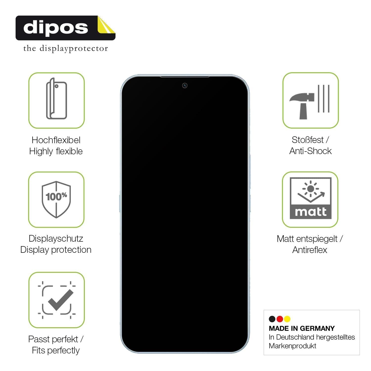 2x Full Cover Schutzfolie matt für Meizu Note 22 P (7)