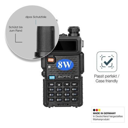 2x 9H Schutzfolie für BAOFENG BF UV-5R Panzerfolie (6)