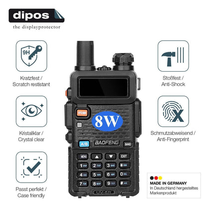 2x 9H Schutzfolie für BAOFENG BF UV-5R Panzerfolie (7)