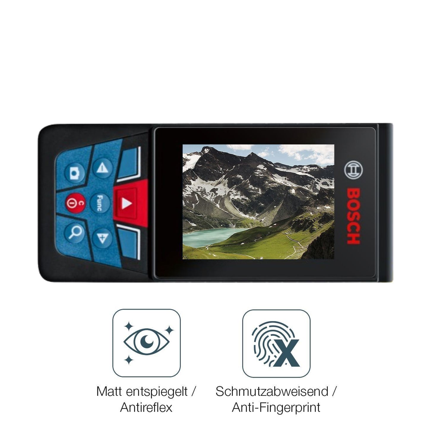 4x Schutzfolie matt für Bosch Professional Laser G (4)