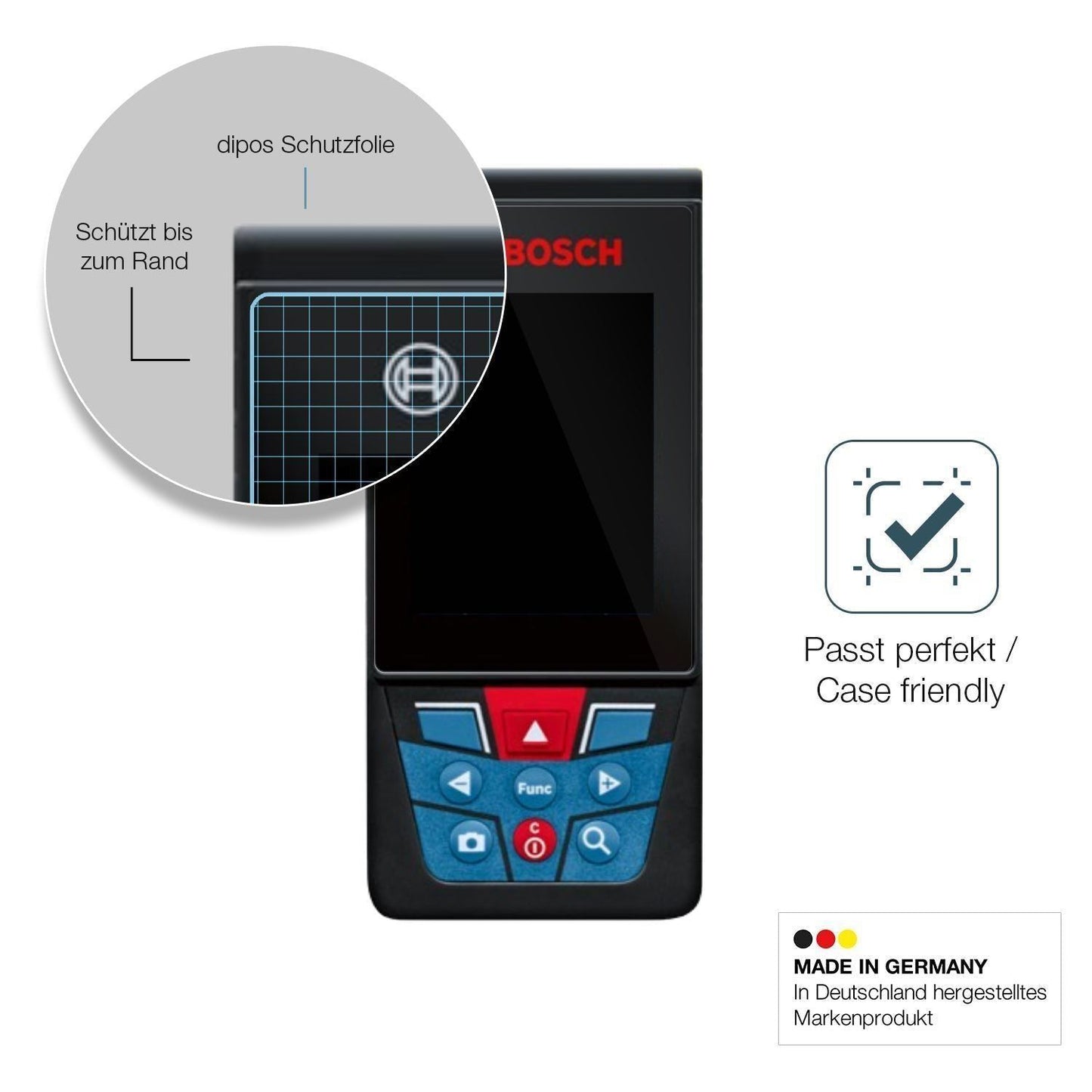 2x 9H Schutzfolie für Bosch Professional Laser GLM (6)