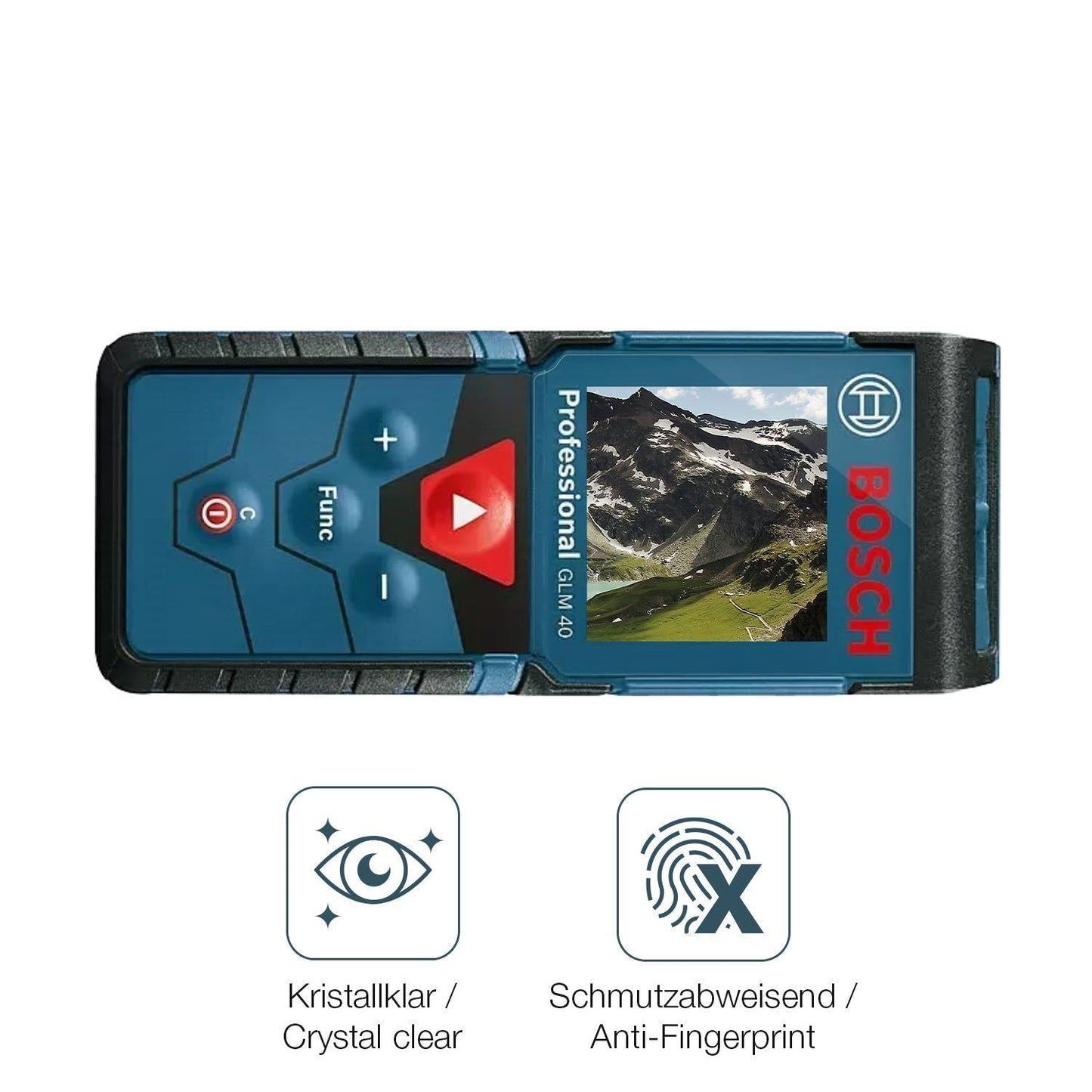 2x 9H Schutzfolie für Bosch Professional Laser GLM (5)
