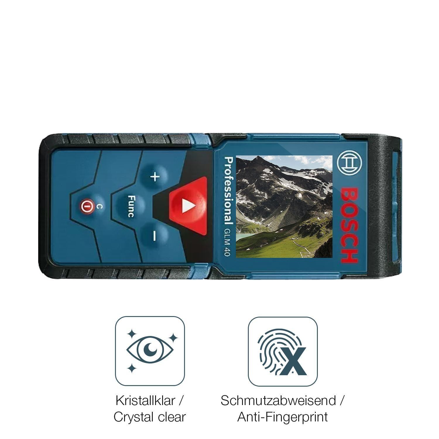 2x 9H Schutzfolie für Bosch Professional Laser GLM (5)