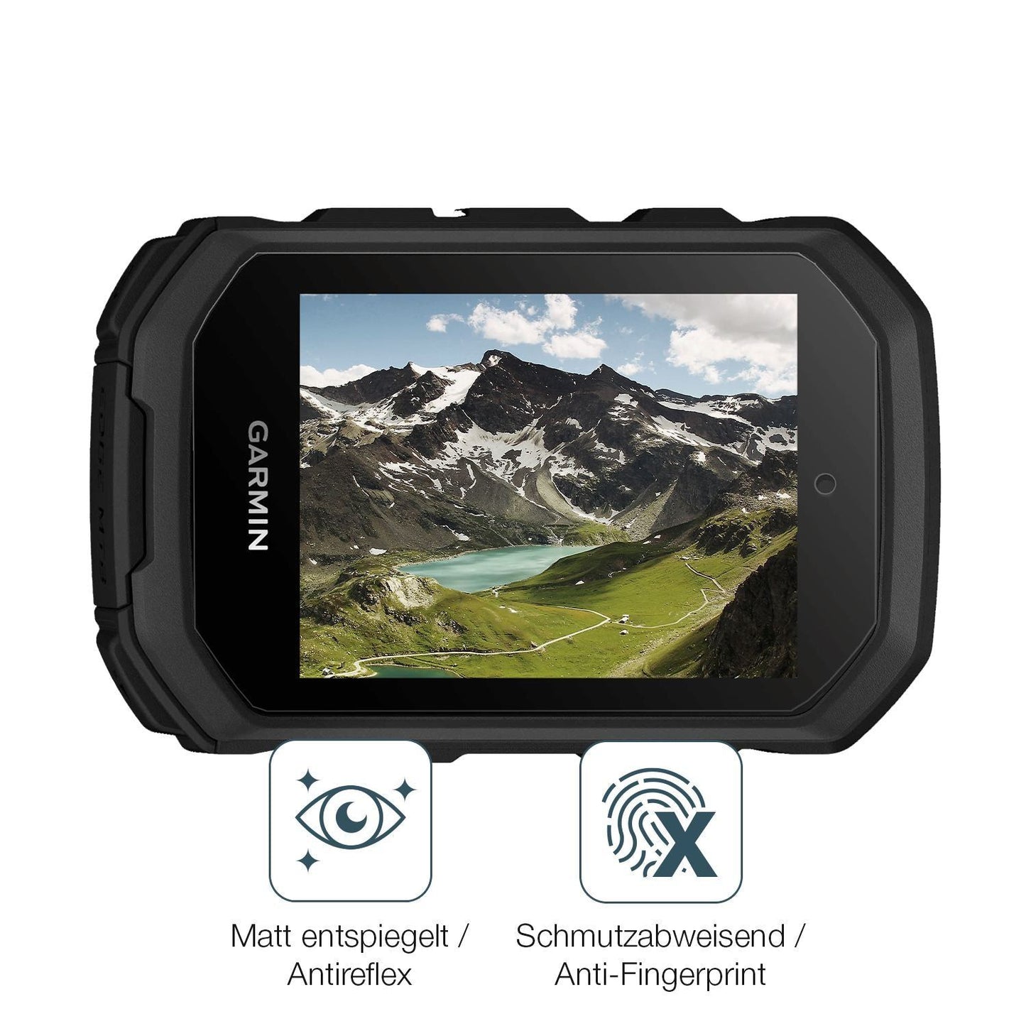 4x Schutzfolie matt für Garmin Edge MTB Display-Sc (4)