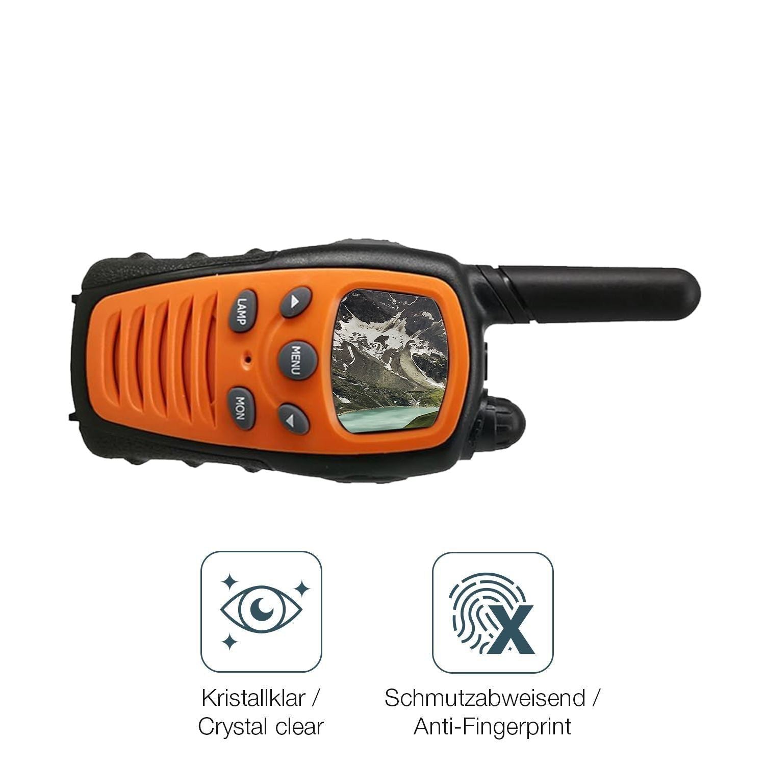 4x Schutzfolie klar für HUNICOM H-628 Display-Schu (4)