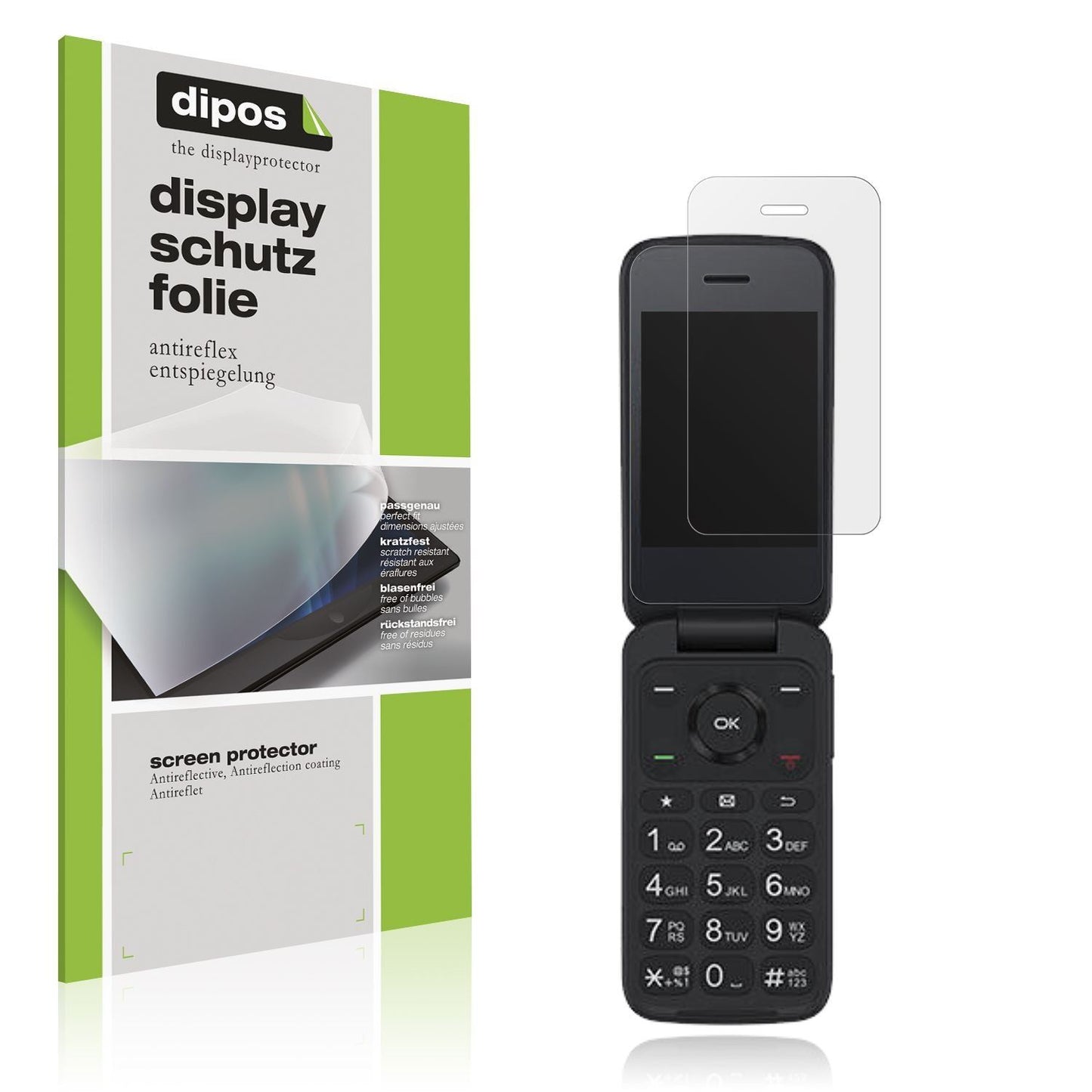 4x Schutzfolie matt für TCL Flip 4 5G Display-Schu (1)