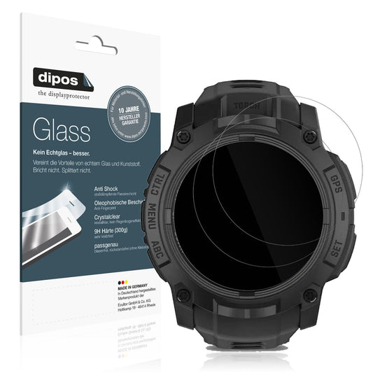 2x 9H Schutzfolie für Garmin Instinct 3 AMOLED Tac (1)