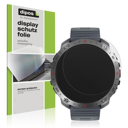 6x Schutzfolie matt für Polar Grit X2 Display-Schu (1)