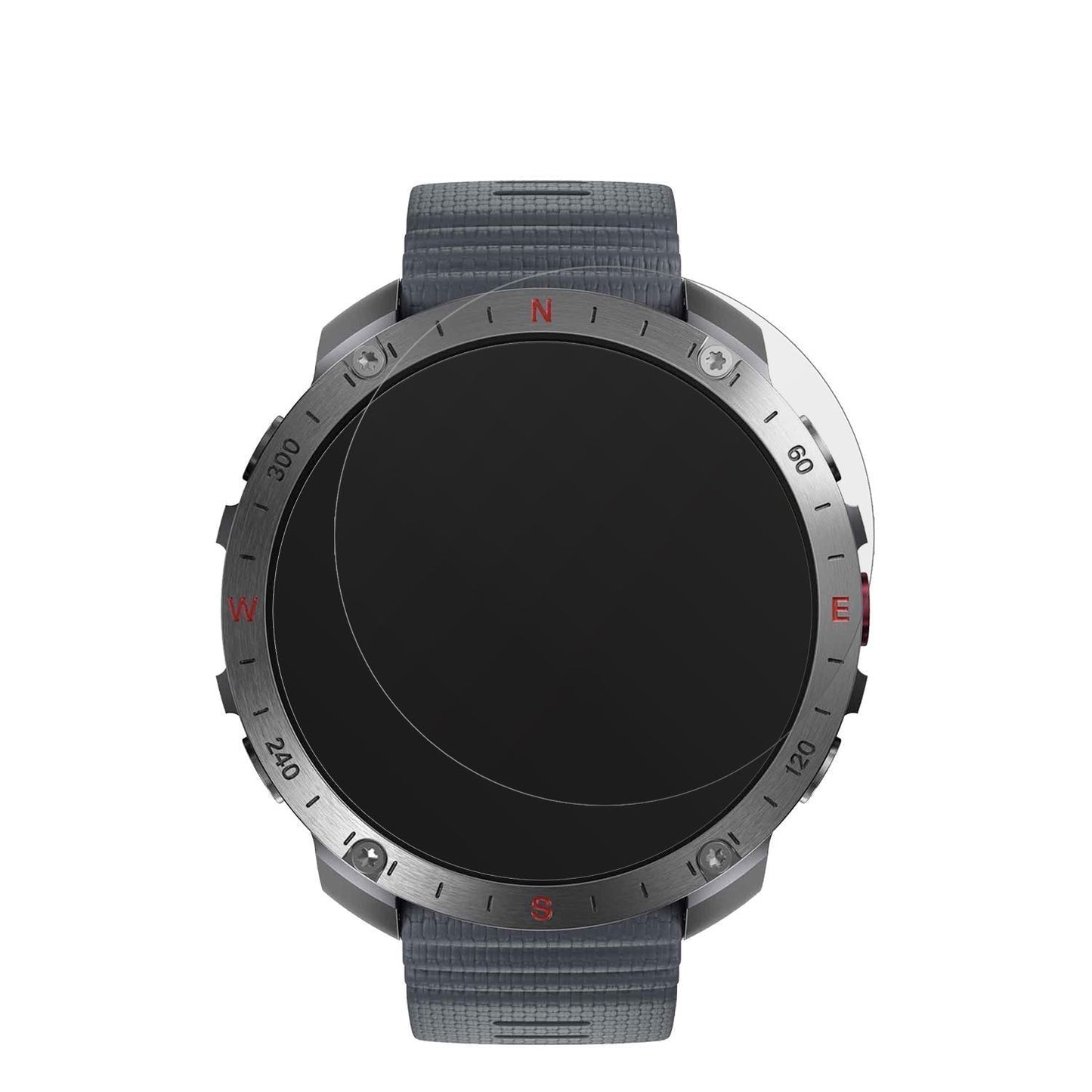 6x Schutzfolie matt für Polar Grit X2 Display-Schu (2)