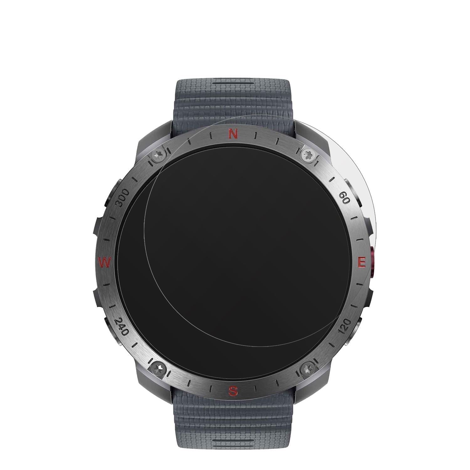 6x Schutzfolie matt für Polar Grit X2 Display-Schu (2)