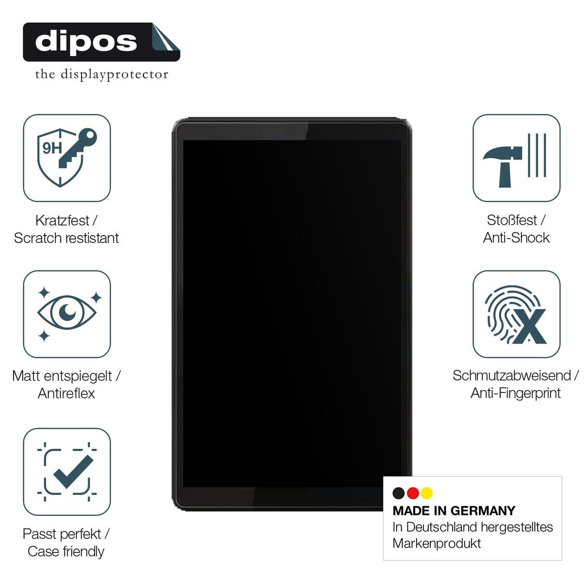 2x 9H Schutzfolie matt für Lenovo Tab M8 Gen 3 Pan (7)