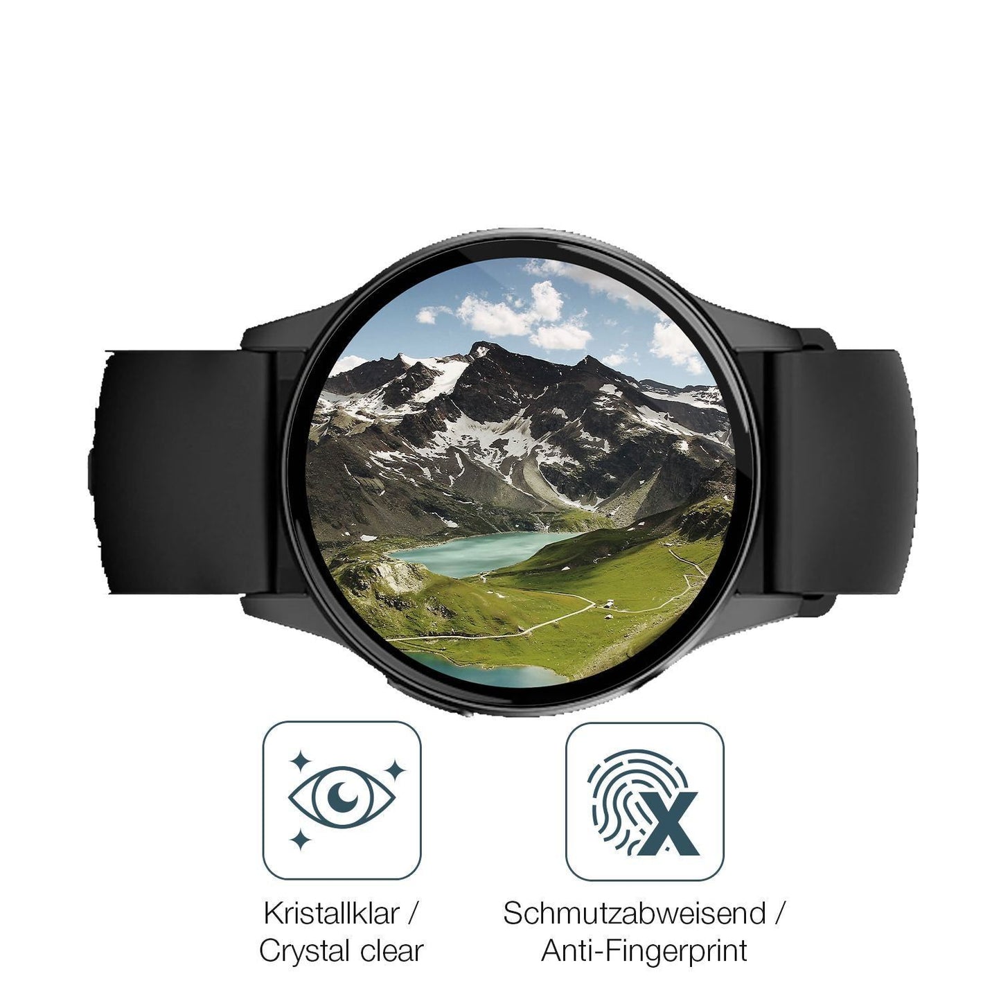 2x 9H Schutzfolie für 360Grad FITSmartWatch LIGHT  (5)