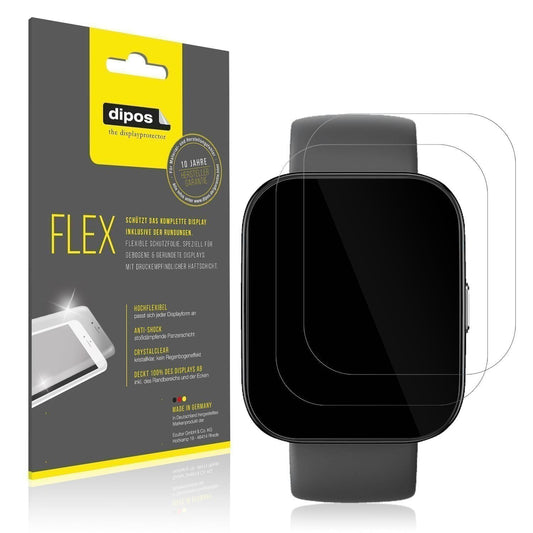 2x 3D Full Cover Schutzfolie für Amazfit Bip 5 46m (1)