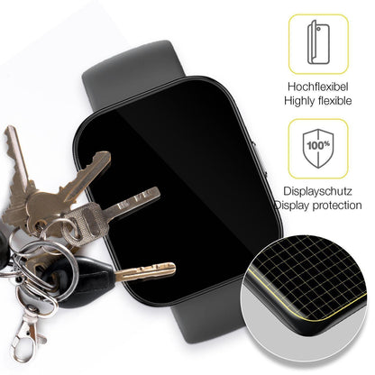 2x 3D Full Cover Schutzfolie für Amazfit Bip 5 46m (3)